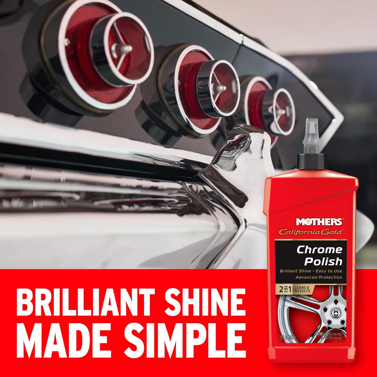 New  California Gold Chrome Wheel Car Care Auto Glass Polish 355Ml 05212 | 05212