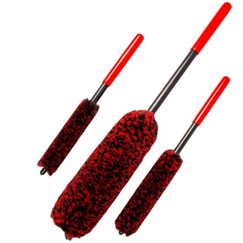 SEAMETAL Car Wheel Detailing Brush Bendable Auto Wheel Woolies Brushes Car Cleaning Tools for Car Rim Tire Washing Accessories