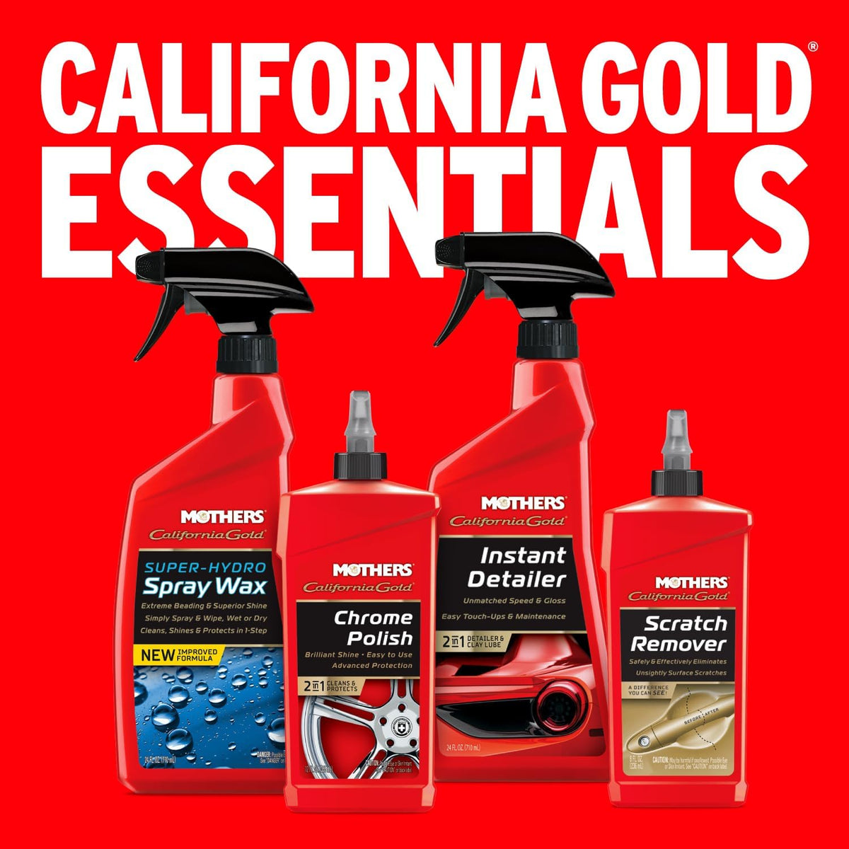 New  California Gold Chrome Wheel Car Care Auto Glass Polish 355Ml 05212 | 05212