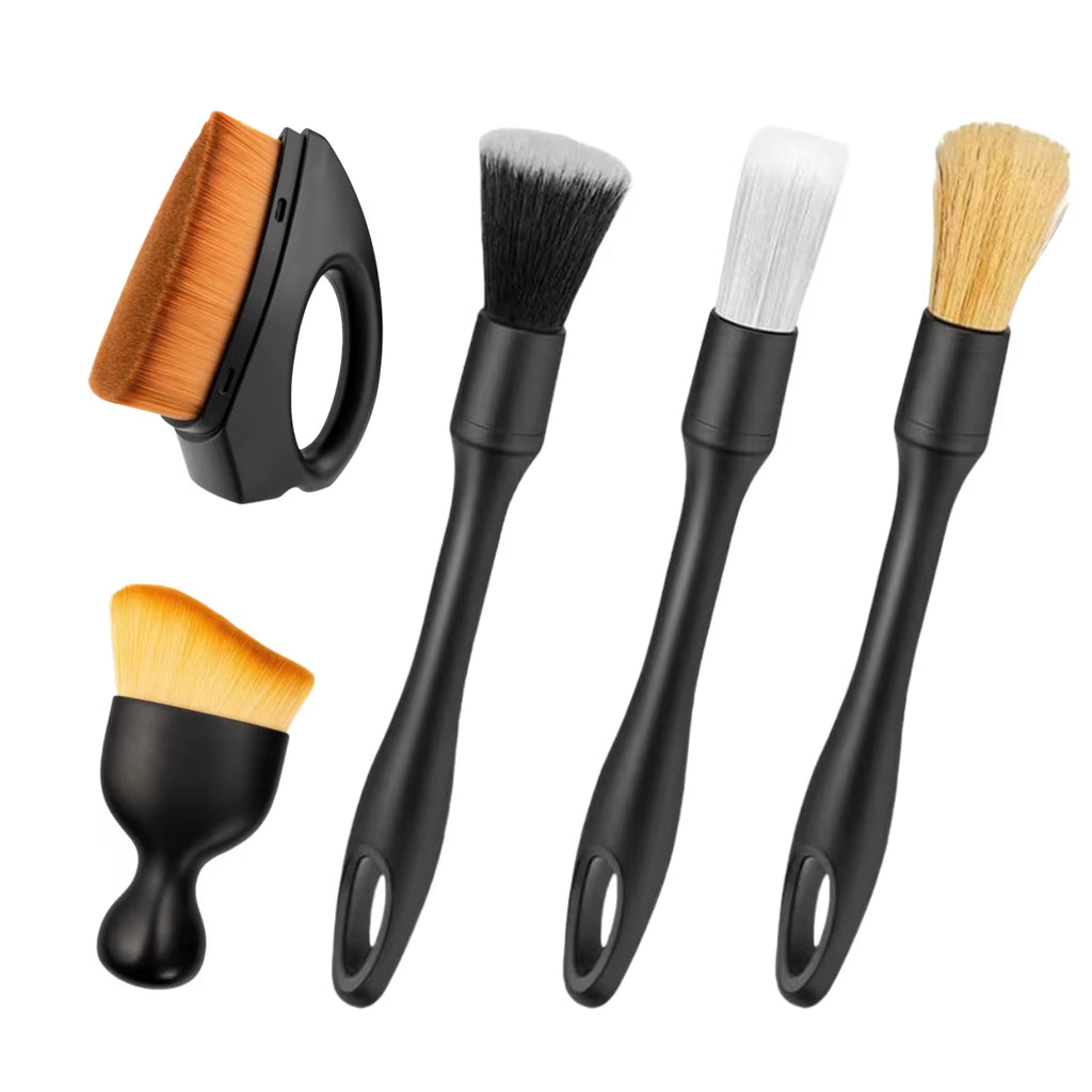 5-Piece Interior Detailing Brush Set