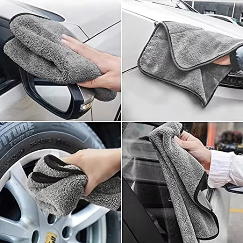 Large Microfibre Car Drying Towel — 100 × 40 cm