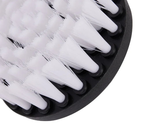 1PC Soft Drill Brush Attachment for Electric Scrubber - Carpet Leather Upholstery Car Tire Cleaner Accessory