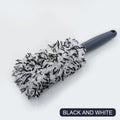 Portable Car Wheel and Tire Rim Cleaning Brush for Detailing and Dust Removal