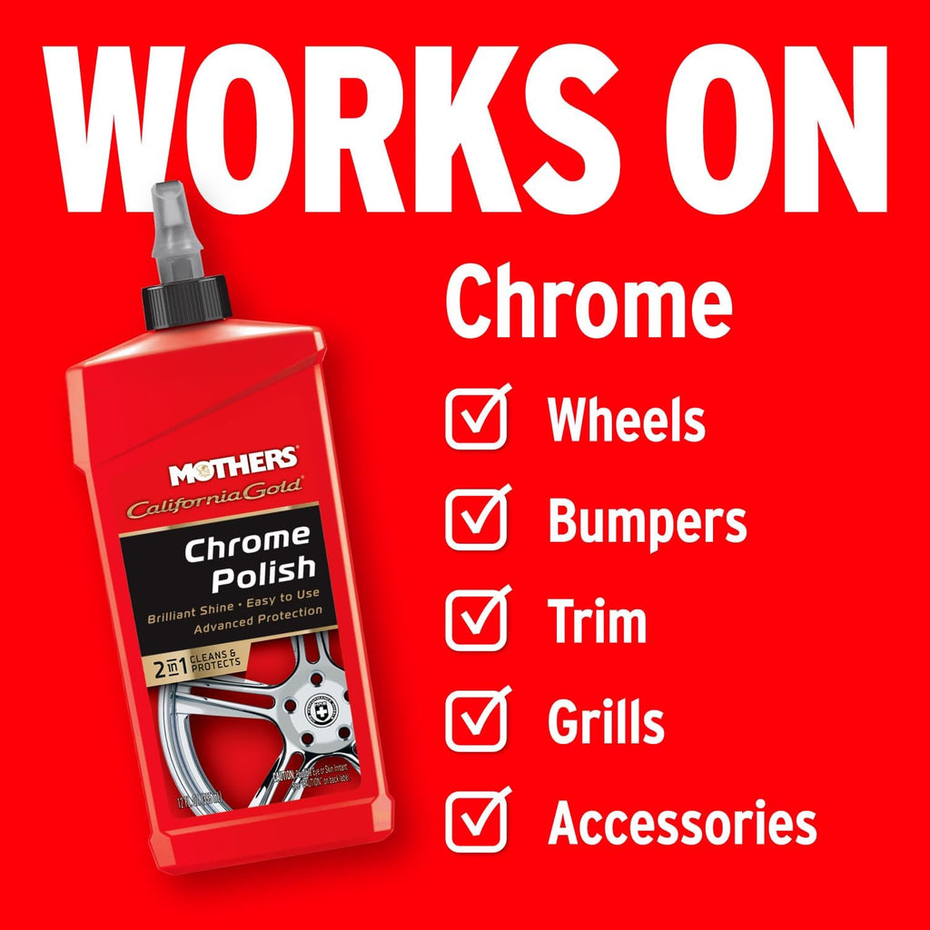 New  California Gold Chrome Wheel Car Care Auto Glass Polish 355Ml 05212 | 05212